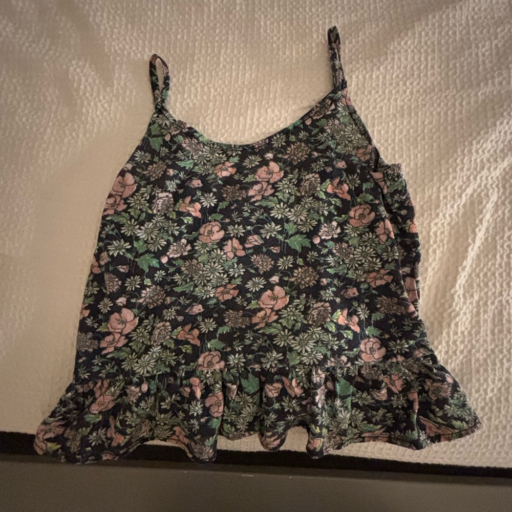 Floral Patterned Women's Tank Top